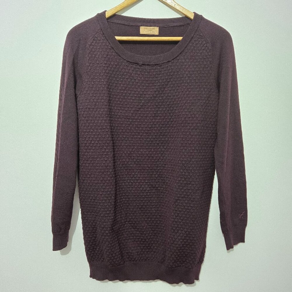 Falconeri Women Merino Wool Textured Sweater Sz S Luxury Preppy Designer Quality